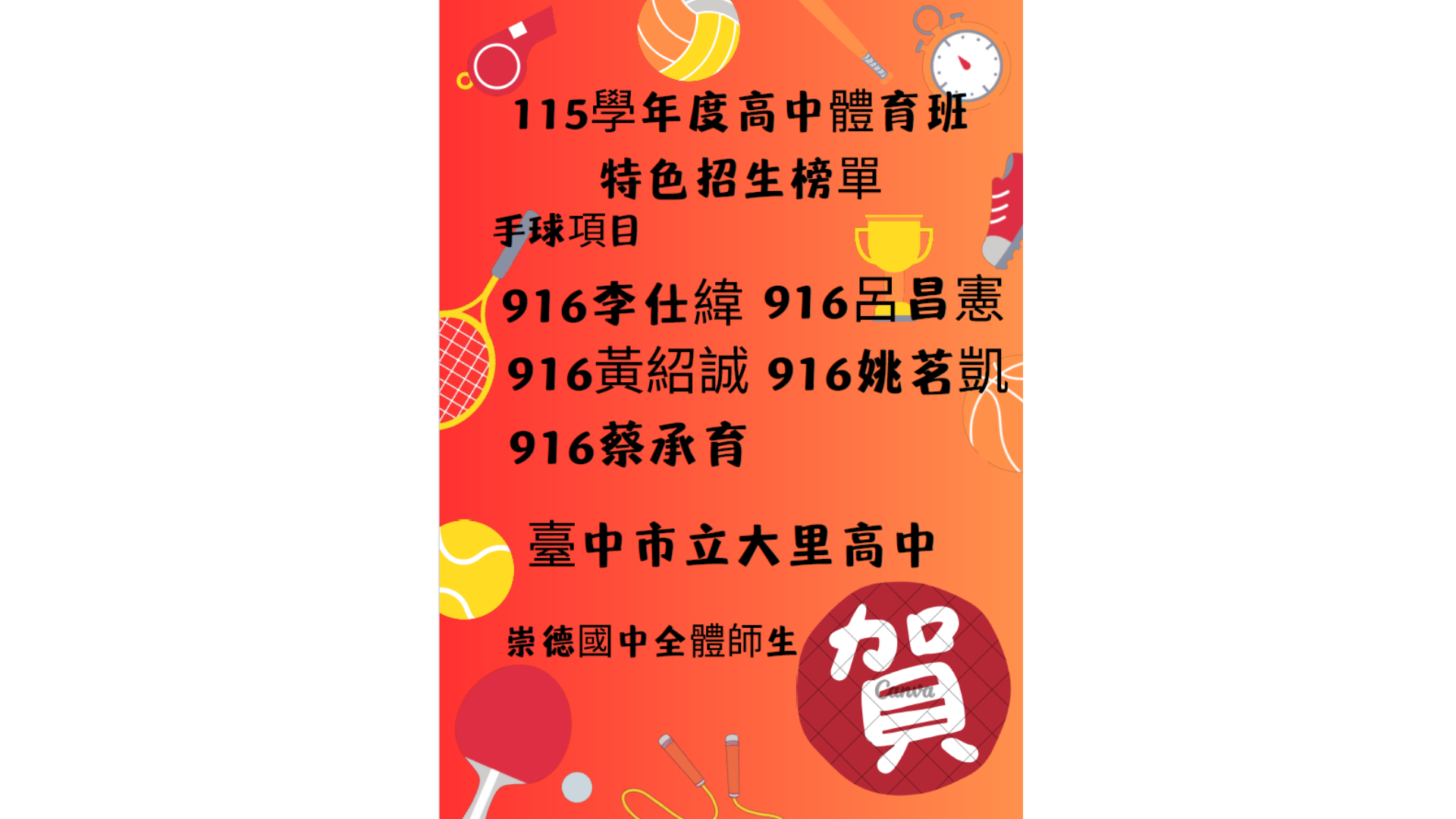 體育榜單